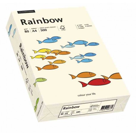 Másolópapír színes Rainbow A/4 80g krém 06 500 ív/csomag