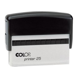 Colop Szövegbélyegző Printer 25 fekete ház blanco párnával 15x75 mm