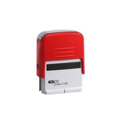 Colop Szövegbélyegző Printer C20 piros ház 14x38 mm