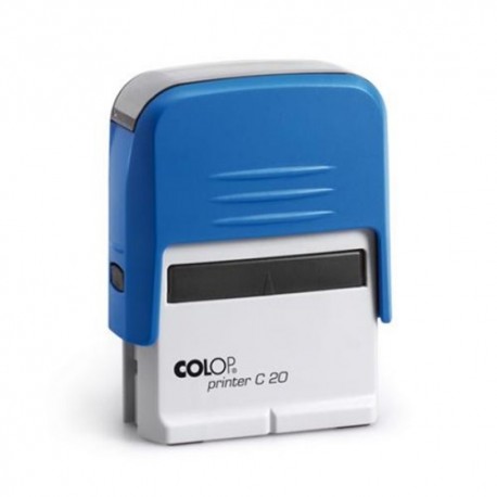 Colop Szövegbélyegző Printer C20 kék ház kék párnával 14x38 mm
