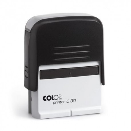 Colop Szövegbélyegző Printer C30 fekete ház 18x47 mm