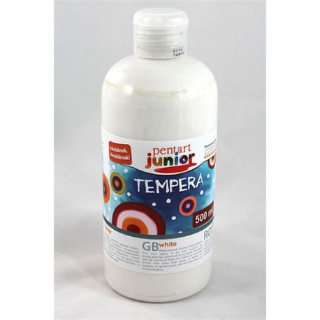 Tempera Pentart 500 ml fehér