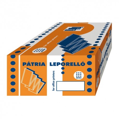 Leporelló PATRIA 240x12 coll 3 példányos 6 collonként perforált 700 garn./doboz