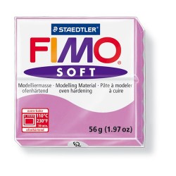 Kreatív kiégethető gyurma Fimo Soft 56g levendula