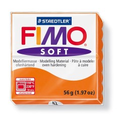 Kreatív kiégethető gyurma Fimo Soft 56g mandarin