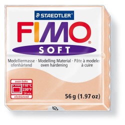 Kreatív kiégethető gyurma Fimo Soft 56g testszín