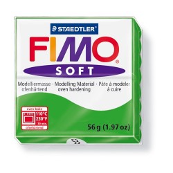 Kreatív kiégethető gyurma Fimo Soft 56g trópusi zöld