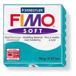 Kreatív kiégethető gyurma Fimo Soft 56g világoskék