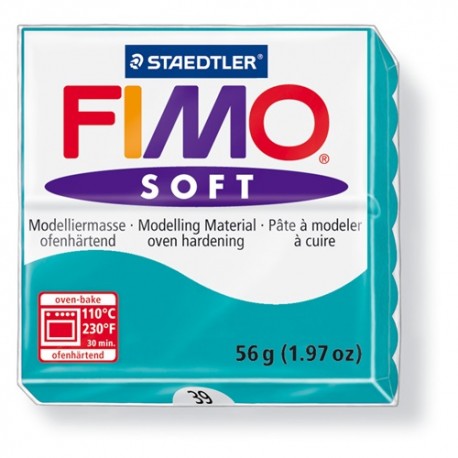Kreatív kiégethető gyurma Fimo Soft 56g világoskék