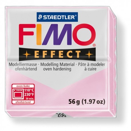 Kreatív kiégethető gyurma Fimo Effect 56g áttetsző/gyöngyház rózsakvarc