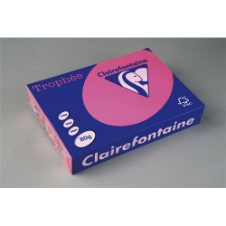 Másolópapír színes Clairefontaine Trophée A/3 80g neon rózsaszín 500 ív/csomag (2888)