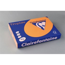 Másolópapír színes Clairefontaine Trophée A/3 80g pasztell narancssárga 500 ív/csomag (1880)