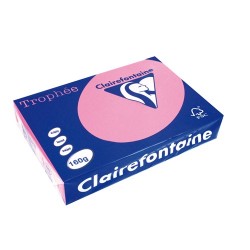 Másolópapír színes Clairefontaine Trophée A/4 160g pasztell vadrózsa 250 ív/csomag (1013)
