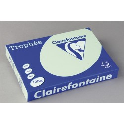 Másolópapír színes Clairefontaine Trophée A/4 120 g pasztell halványzöld 250 ív/csomag (1228)