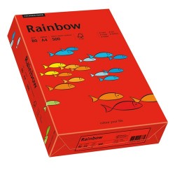 Másolópapír színes Rainbow A/4 80g piros 28 500 ív/csomag