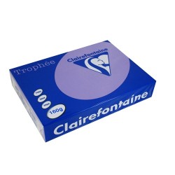 Másolópapír színes Clairefontaine Trophée A/4 160g intenzív lila 250 ív/csomag (1018)