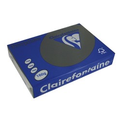 Másolópapír színes Clairefontaine Trophée A/4 160g fekete 250 ív/csomag (1001)