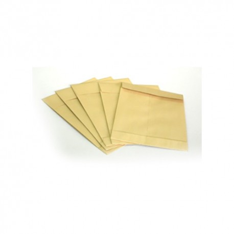 Boríték TB/4 szilikonos redős talpas kraft barna 4 cm talp