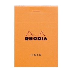 Jegyzettömb Clairefontaine Rhodia Orange A/7 80 lapos kockás