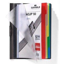 Clip-mappa Durable Duraclip Index A/4 5 részes