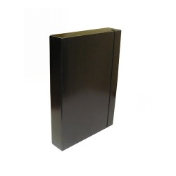 Füzetbox A/4 50 mm gerinccel fekete