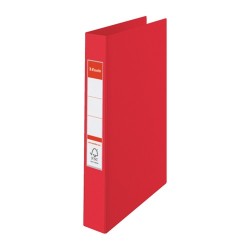 Gyűrűs könyv Esselte Standard Vivida A/4 4 gyűrűs 42 mm gerinccel piros 14459