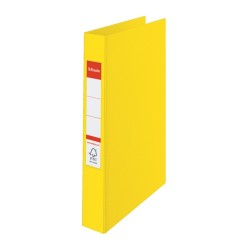 Gyűrűs könyv Esselte Standard Vivida A/4 4 gyűrűs 42 mm gerinccel sárga 14458