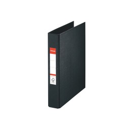 Gyűrűs könyv Esselte Standard Vivida A/5 2 gyűrűs 42 mm gerinccel fekete 47687