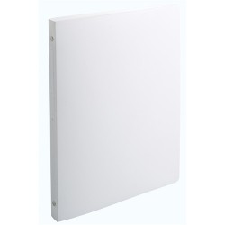 Gyűrűs könyv Exacompta Opaque A/4 2 gyűrűs 20 mm gerinccel PP fehér