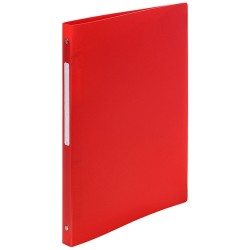 Gyűrűs könyv Exacompta Opaque A/4 4 gyűrűs 20 mm gerinccel PP piros