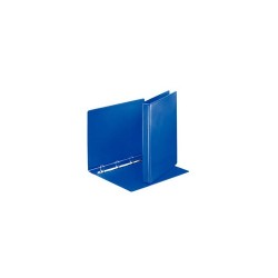 Panorámás gyűrűs könyv Esselte A/4 4 gyűrűs 35 mm gerinccel kék 49757