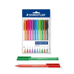 Golyóstoll Staedtler 432 0.5 mm 10 db/csomag vegyes színek