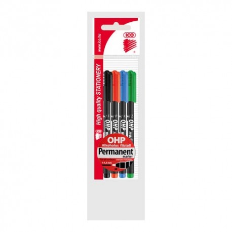 Marker Ico OHP permanent M 4 db-os klt.