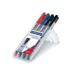 Marker Staedtler Lumocolor permanent F 4 db-os klt.