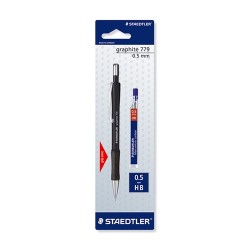 Nyomós irón Staedtler Graphite 779 0,5 mm + Irónbél bliszteres