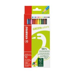 Színes ceruza Stabilo Greencolors 12 db-os klt.