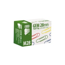 Gemkapocs Ico 28 mm színes 100 db/doboz