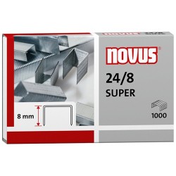 Tűzőkapocs Novus 24/8 1000 db/doboz