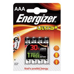 Elem Energizer Ultra+ alkáli LR03 AAA mikro 4 db/csomag
