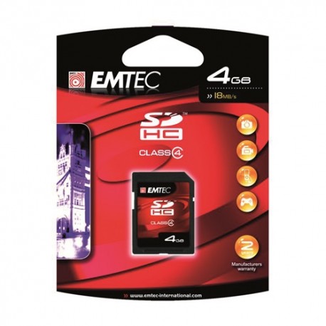 Memóriakártya Emtec SDHC 60x 8 GB