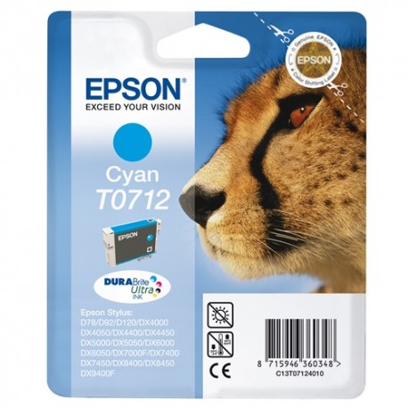 Tintapatron Epson T071240 kék Gepárd