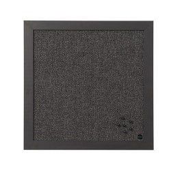 Üzenőtábla Bi-Office Black Shadow tűzhető felülettel textil 45x45 cm szürke