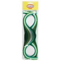 Kreatív Quilling papírcsík 3/6 mm 300 db/csomag erdő-mező