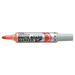 Táblamarker Pentel Maxiflo MWL5M-B kerek 6 mm piros