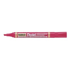 Marker Pentel N860-B permanent vágott 1.8-4.5 mm piros