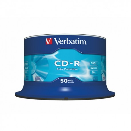CD-R Verbatim 700 MB 52x DataLifePlus 50 db hengeres tok