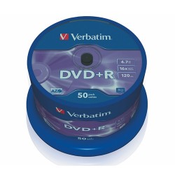 DVD-R Verbatim 4.7 GB 16x Azo 50 db hengeres tok