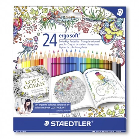 Színes ceruza Staedtler Ergo Soft 24 db-os klt. JB