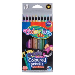 Színes ceruza Colorino metallic 10db-os klt