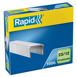 Tűzőkapocs Rapid Standard 23/12 horganyzott 1000 db/doboz